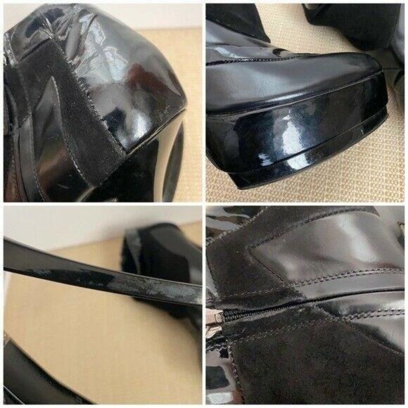 Authentic GUCCI Suede Leather Ankle Boots Sz 36.5 - Picture 11 of 12